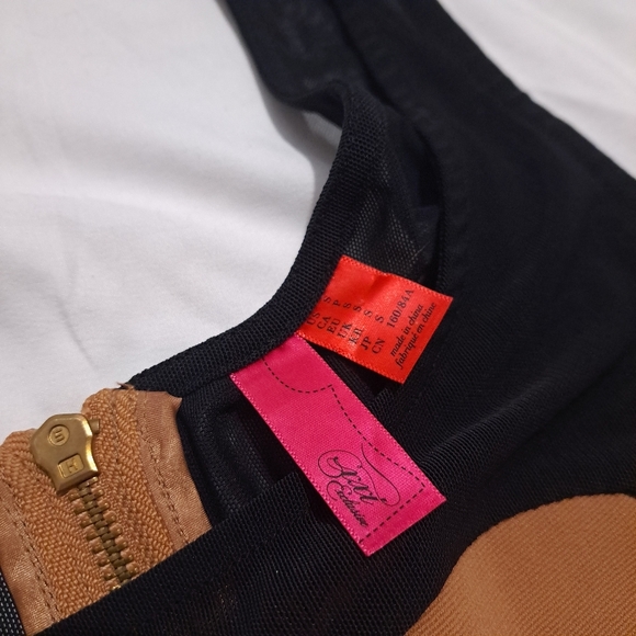 Forever 21 | Tan & black block color womens mini dress - Picture 8 of 9